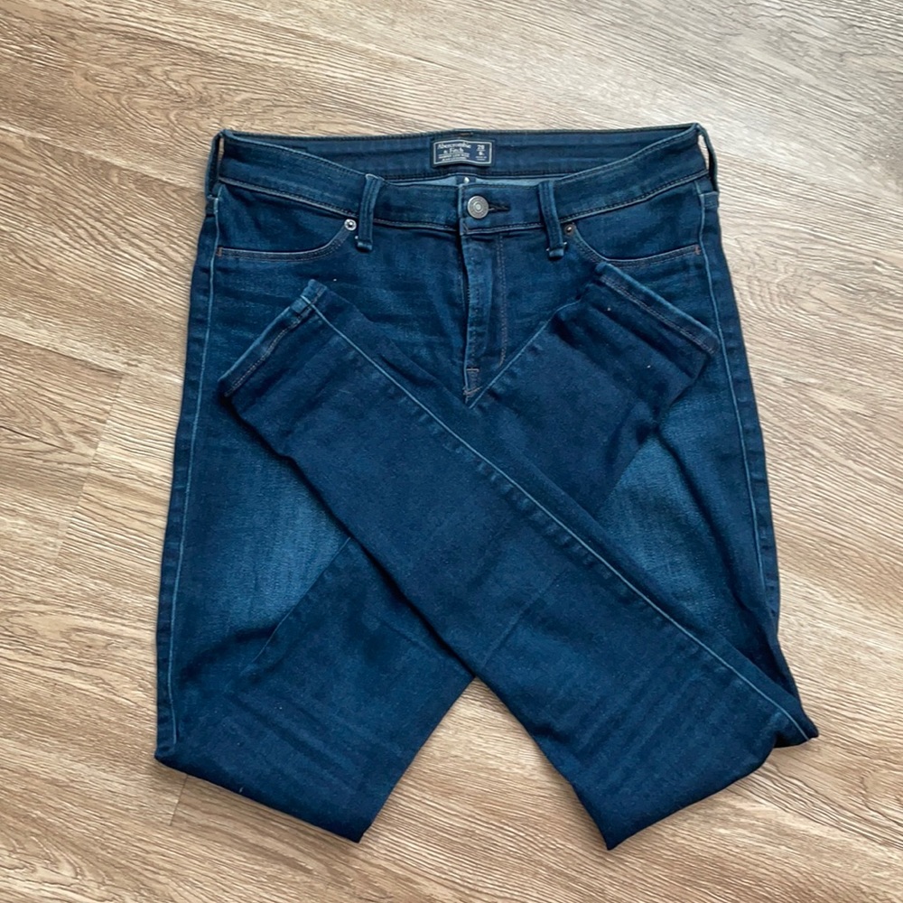 A&F Dark Wash Jean Leggings